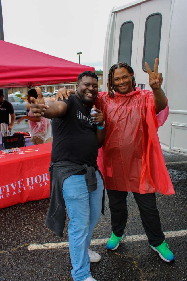 Healthcare provider supporting a patient