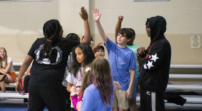 Five Horizons prevention team out in the community